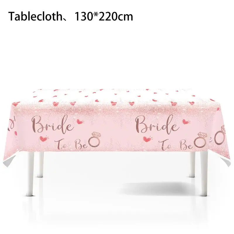 Kit de Decoração "Bride to Be" Rose Gold – Balões e Decoração para Despedida de Solteira