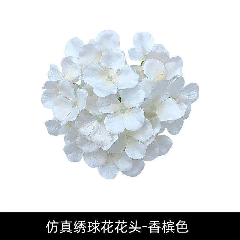 Ramo de Hortênsias Artificiais com 27 Flores – Decoração para Casamentos e Eventos