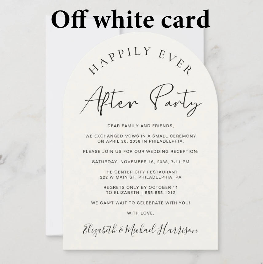 Convite de Casamento em Arco Personalizado