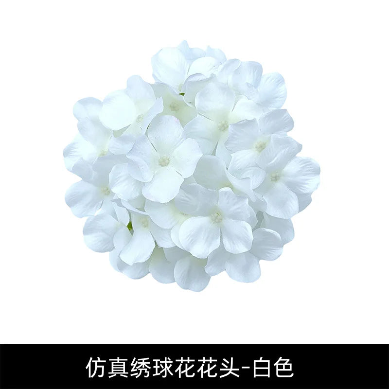 Ramo de Hortênsias Artificiais com 27 Flores – Decoração para Casamentos e Eventos