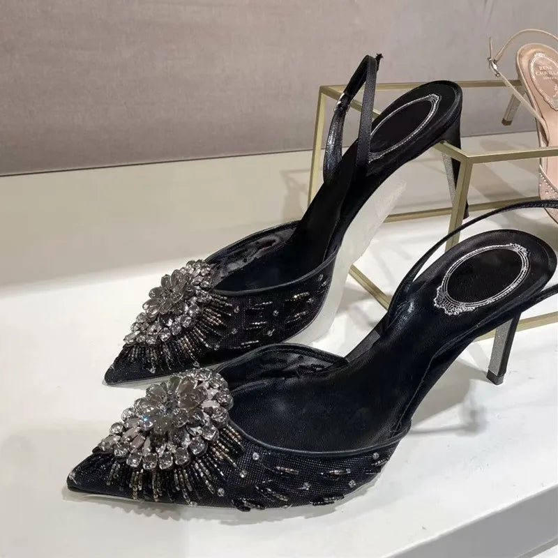 Sapatos Slingback de Salto Alto