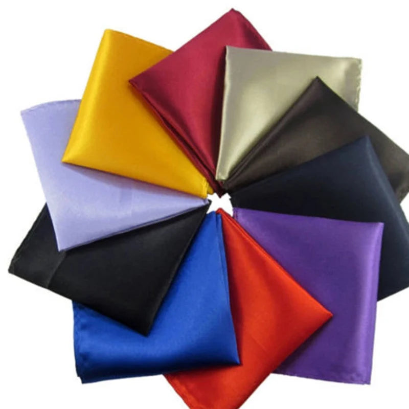 Lenço de Bolso em Cetim para Homem