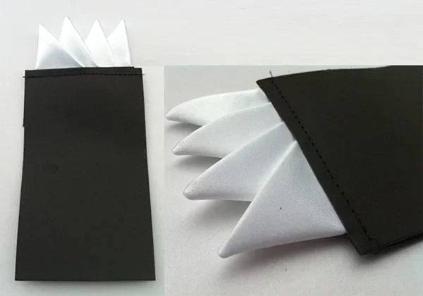 Lenço de Bolso Pré-Dobrado para Homem