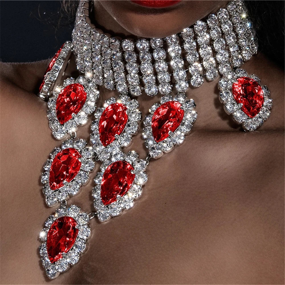 Colar Choker de Cristais para Noiva