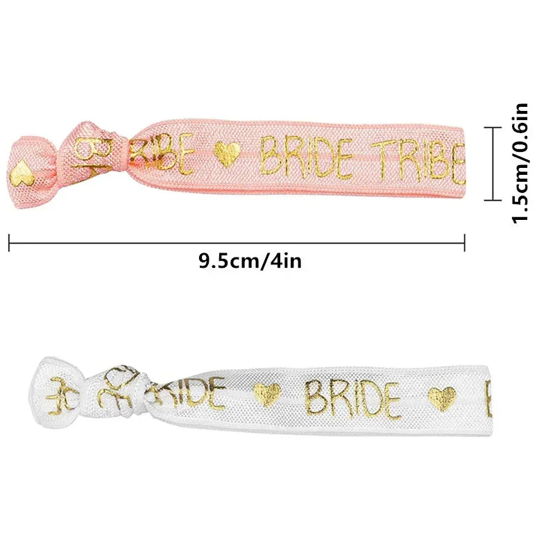 Pulseiras "Team Bride" – Conjunto para Despedida de Solteira (6 ou 11 Peças)