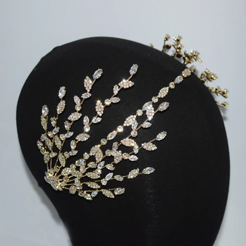 Tiara Luxo com Zircónias Cúbicas