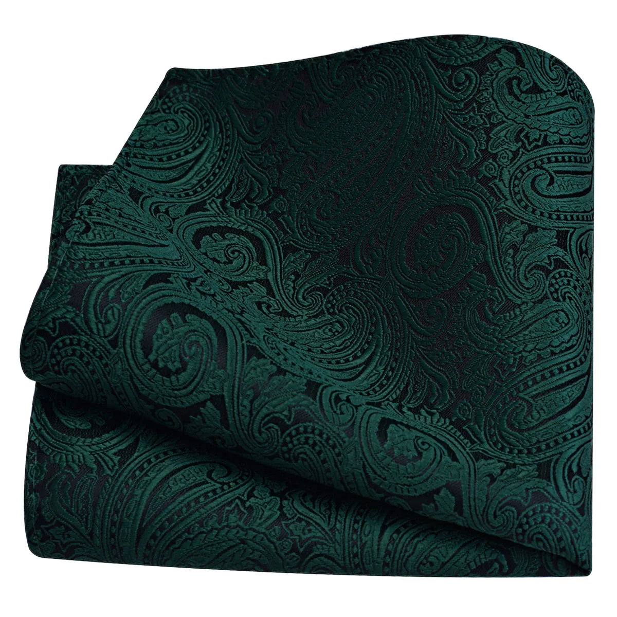 Lenço de Bolso Paisley em Seda