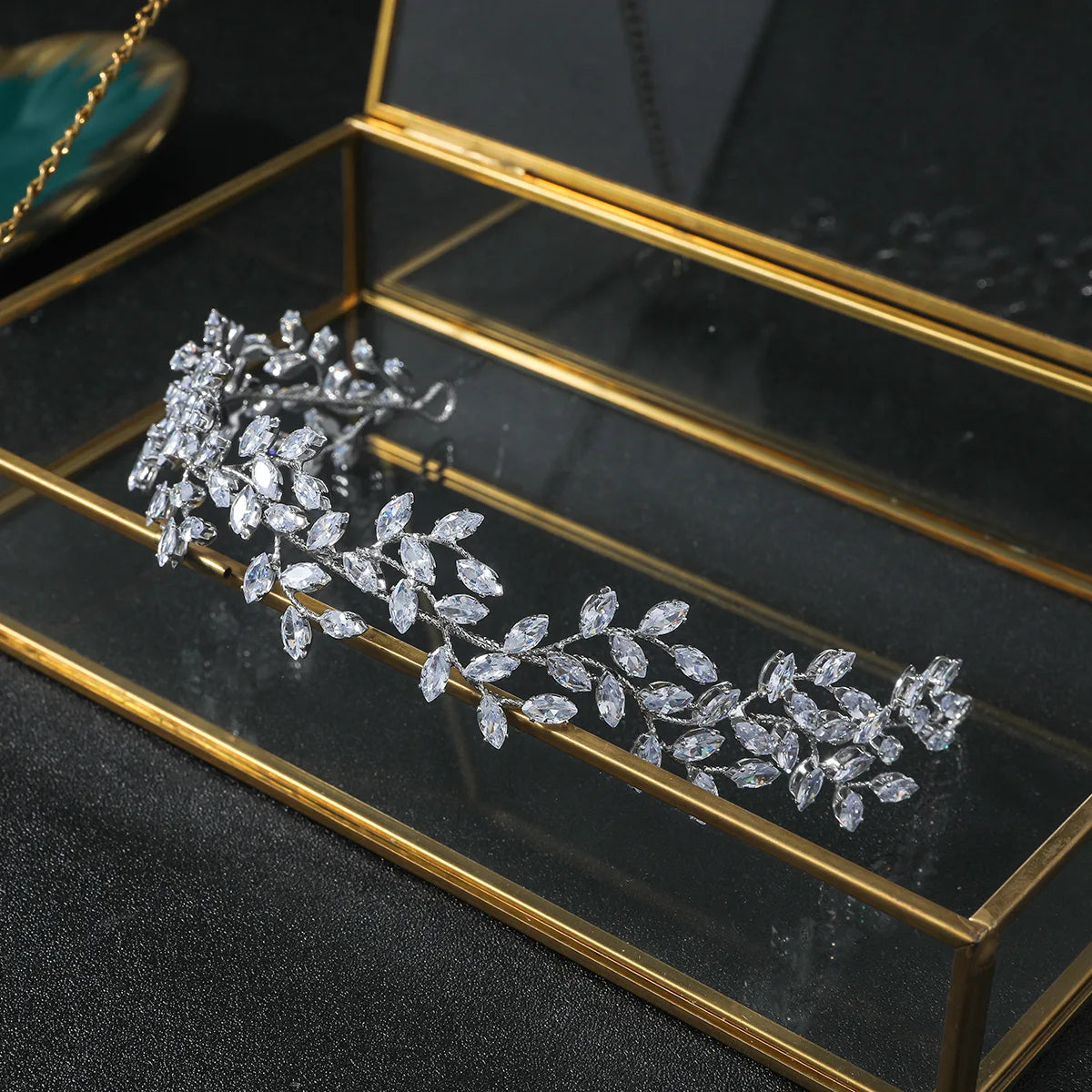 Tiara Luxo com Zircónias Cúbicas