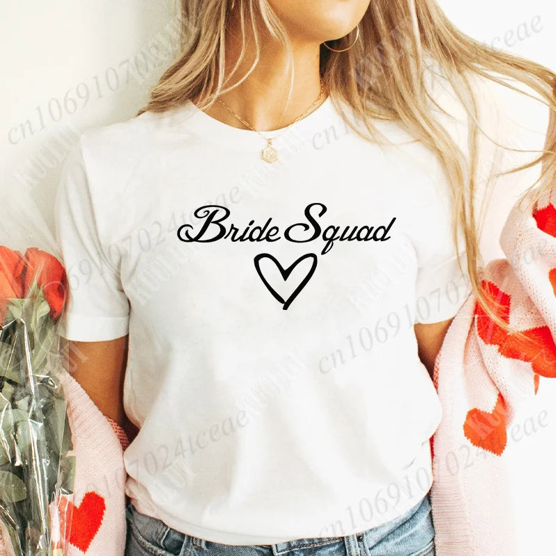 T-Shirt "Team Bride" para Mulher – Despedida de Solteira e Bridal Shower