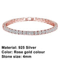 Pulseira em Prata de Lei 925 com Zircónia
