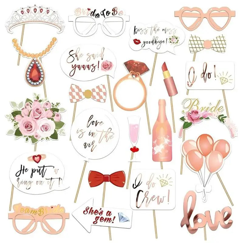 Kit de Decoração "Bride to Be" Rose Gold – Balões e Decoração para Despedida de Solteira