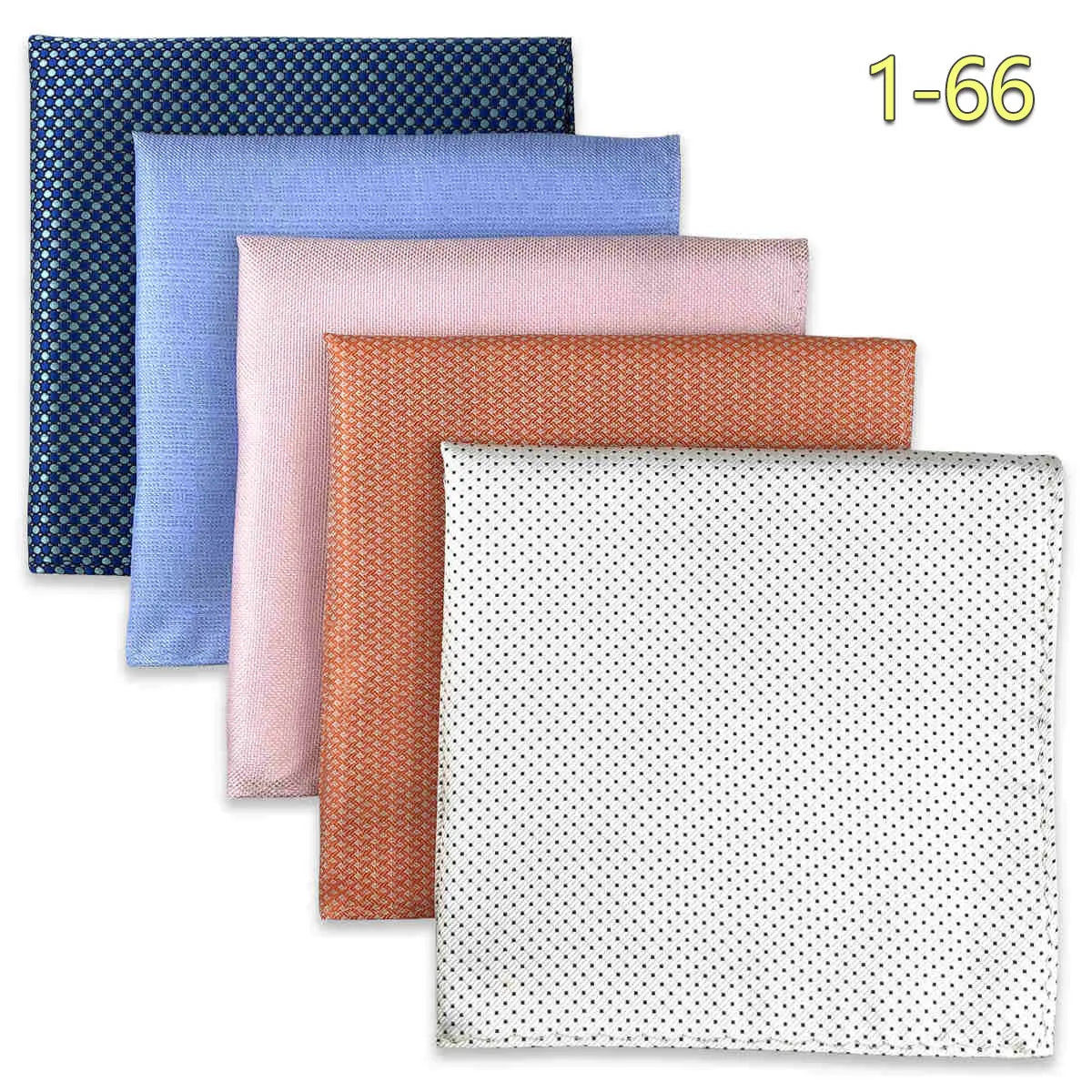 Conjunto de 5 Lenços de Bolso para Homem