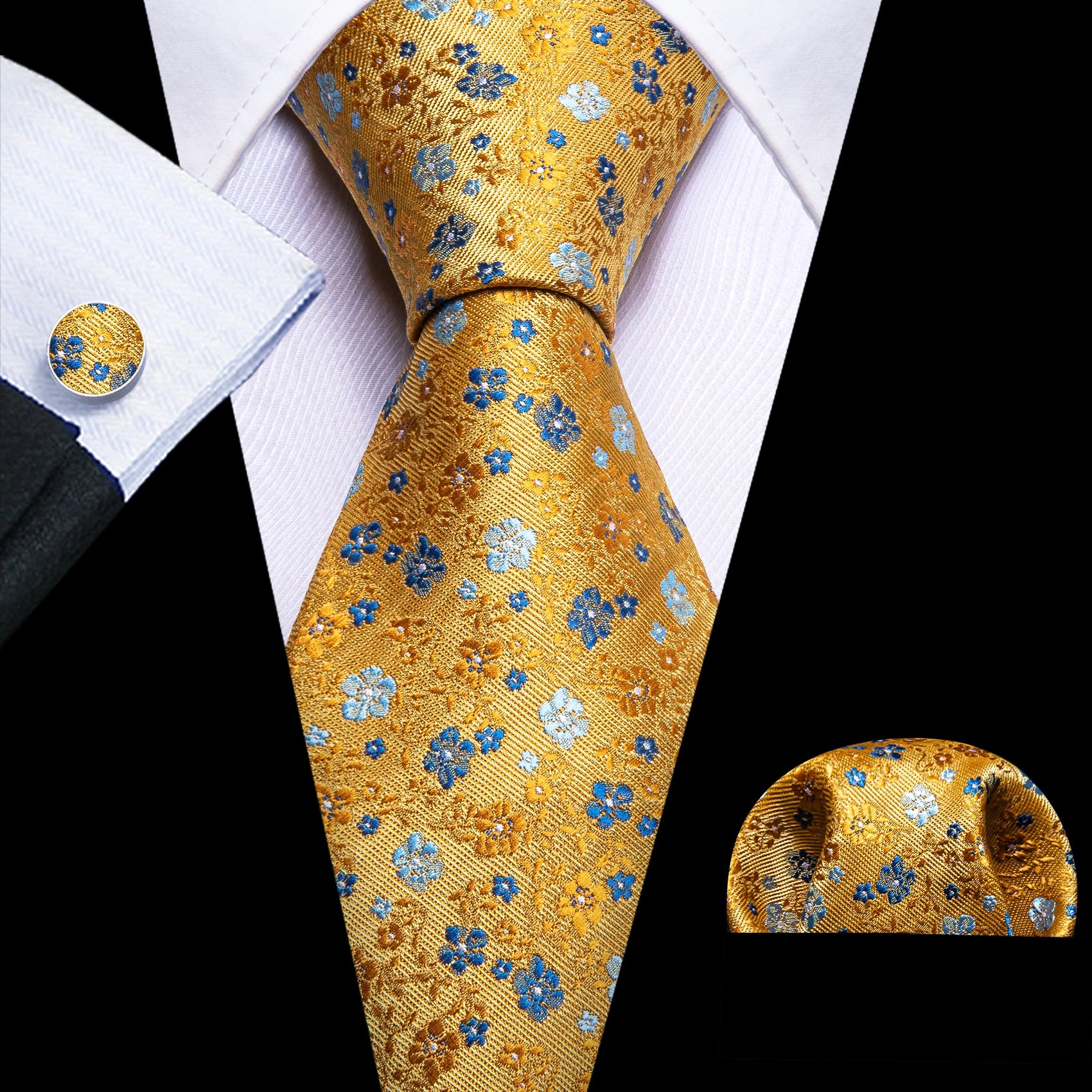 Conjunto de Gravata Jacquard Premium