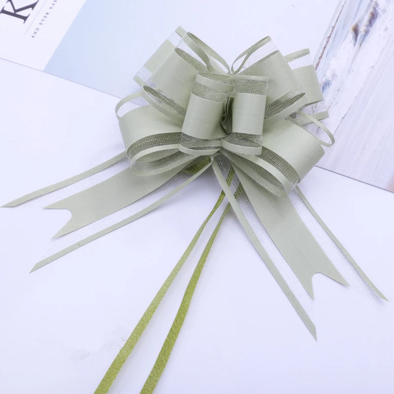 Laços Brancos para Carro de Casamento – Pack de 10 ou 20 Unidades