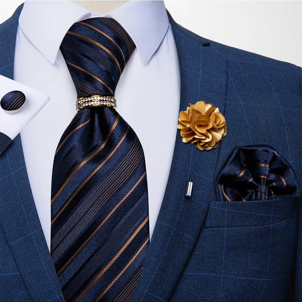 Conjunto Premium de Gravata Floral para Homem