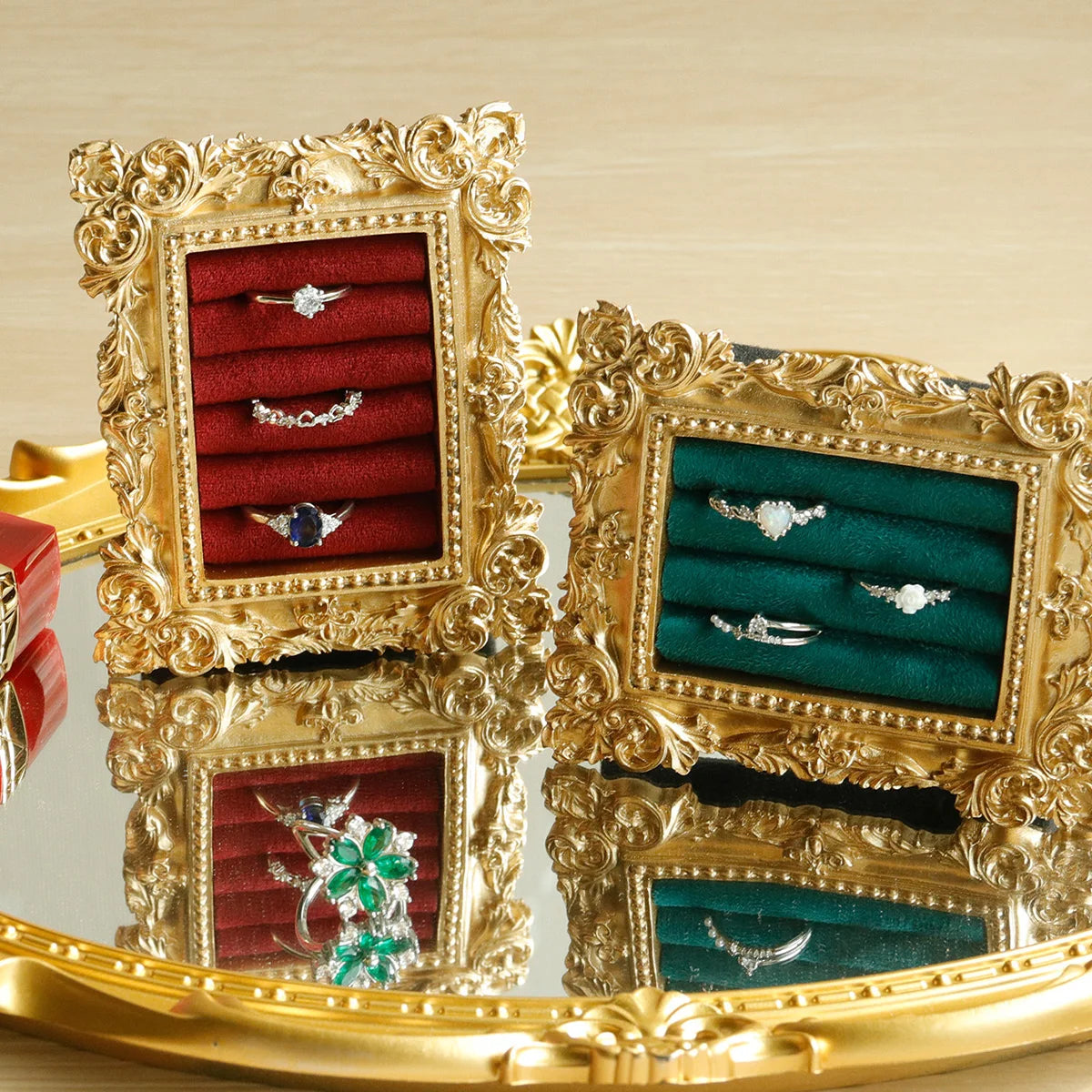 Suporte Vintage para Exposição de Anéis