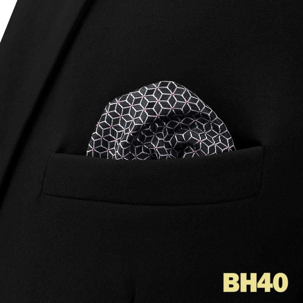 Lenço de Bolso Jacquard para Homem