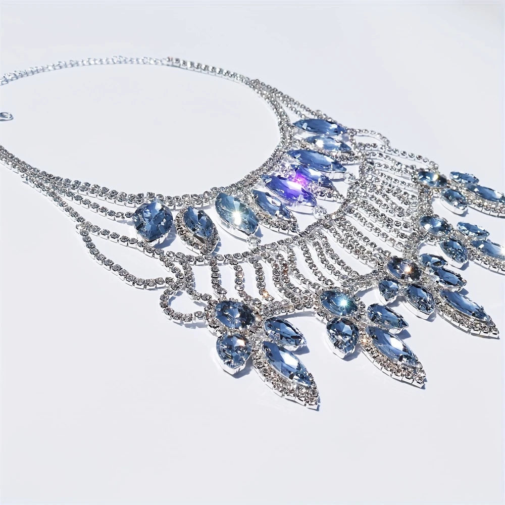 Colar Choker de Cristais para Noiva