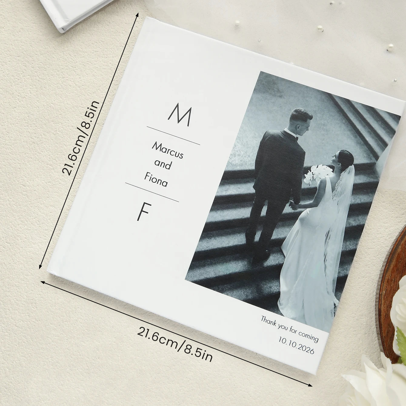 Livro de Honra Personalizado com Fotografia | Capa Rígida Premium