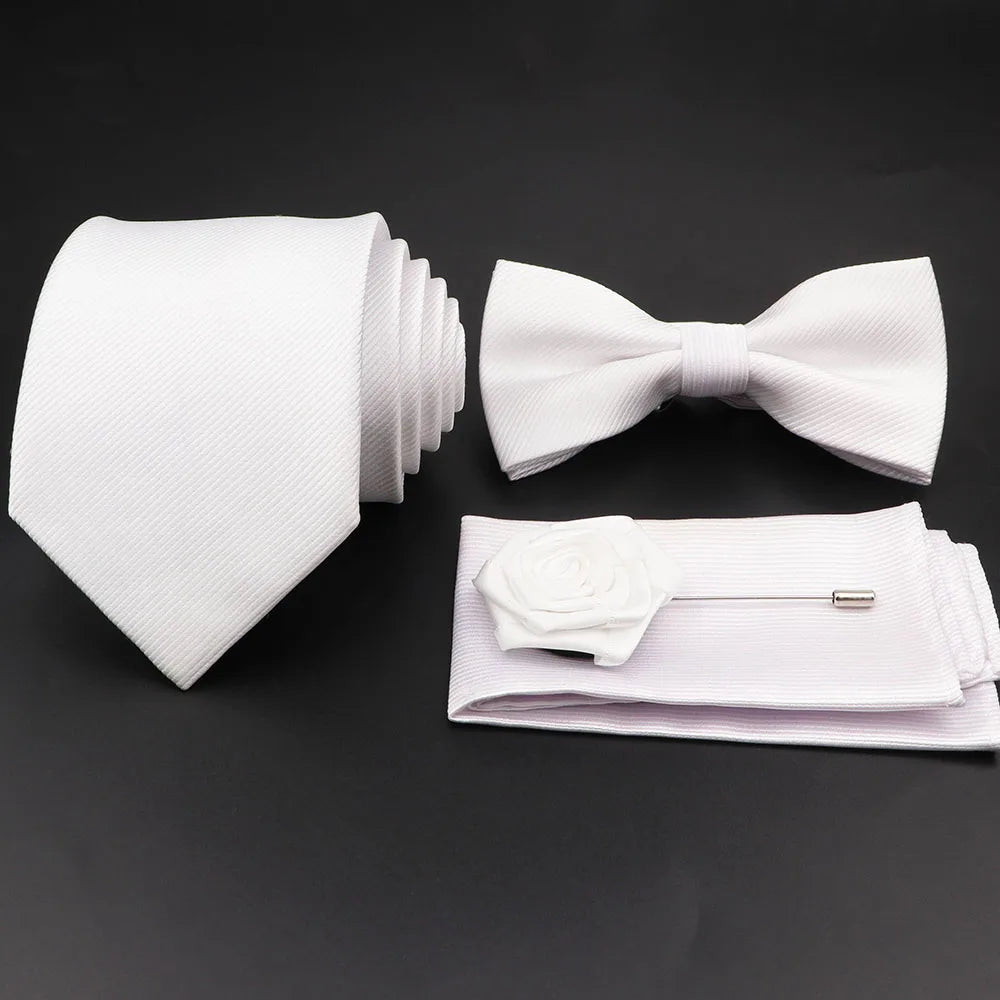 Conjunto Premium de Gravata e Laço para Homem