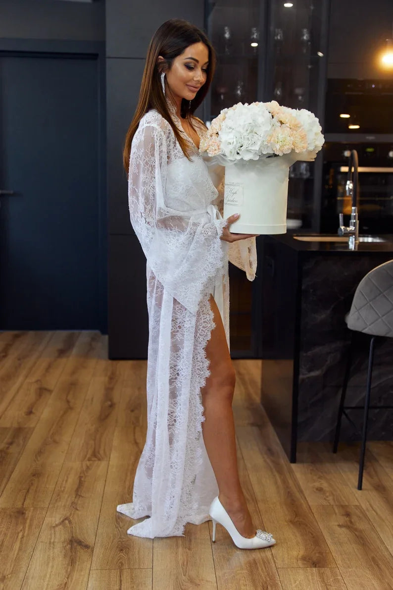 Robe Maxi Lace LINSESS — A Noiva mais Elegante do Mundo