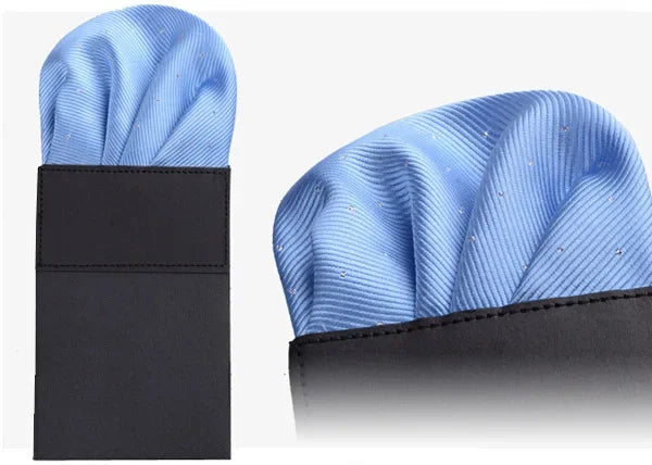 Lenço de Bolso Pré-Dobrado para Homem