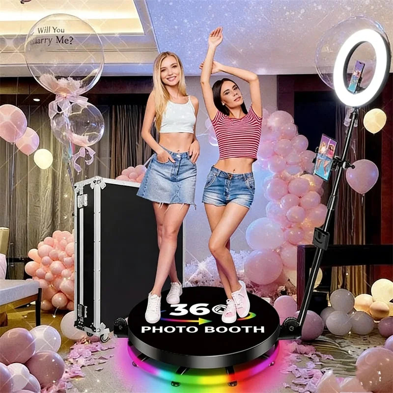 Plataforma 360° para Vídeos – Photo Booth para Casamentos e Eventos
