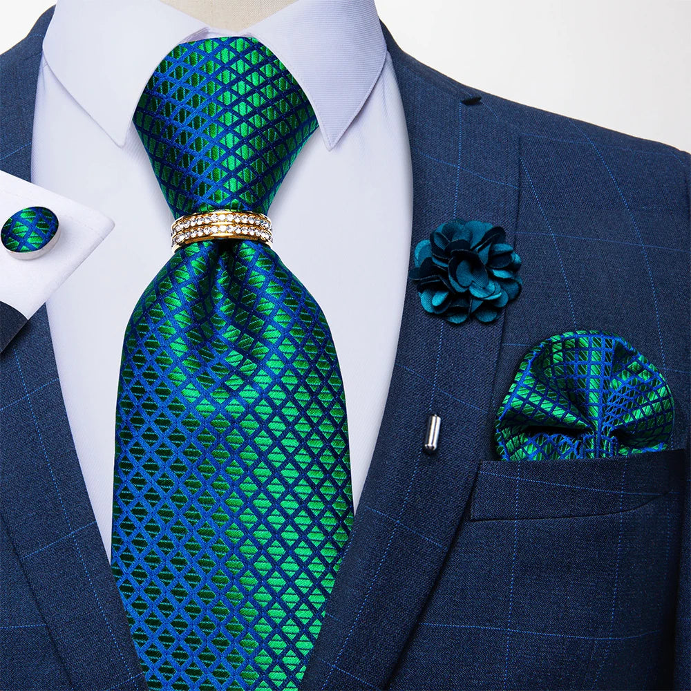 Conjunto Premium de Gravata Floral para Homem
