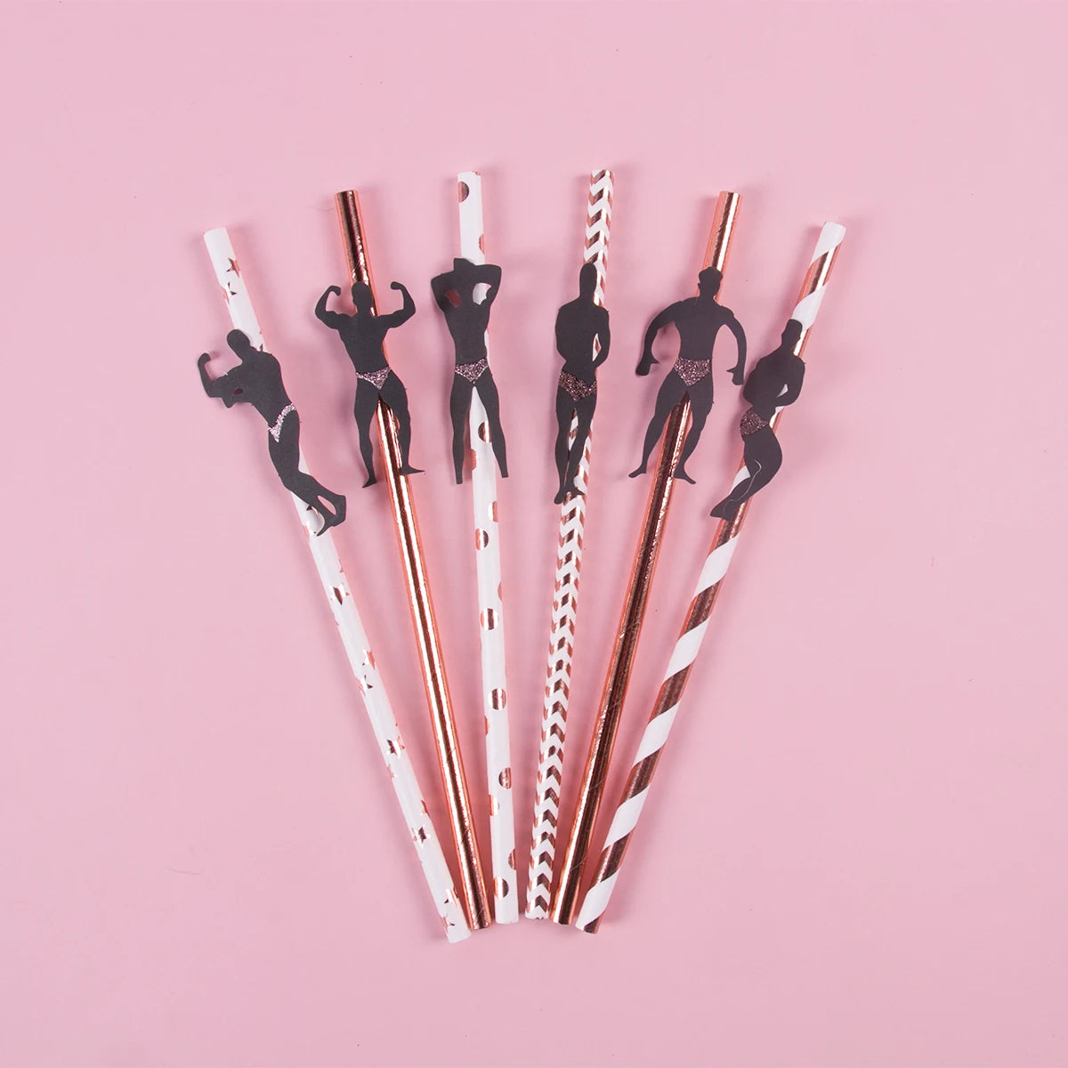 Palhinhas Decorativas para Despedida de Solteira – Pack de 6 ou 12 Unidades