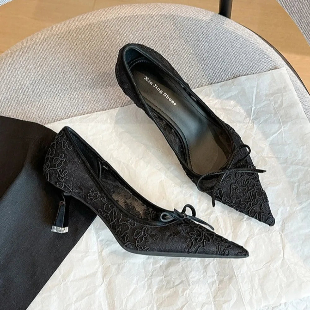Sapatos Elegantes em Malha