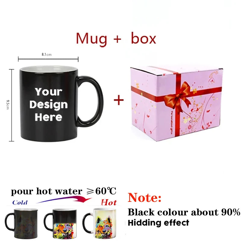 Caneca Mágica Personalizada que Muda de Cor