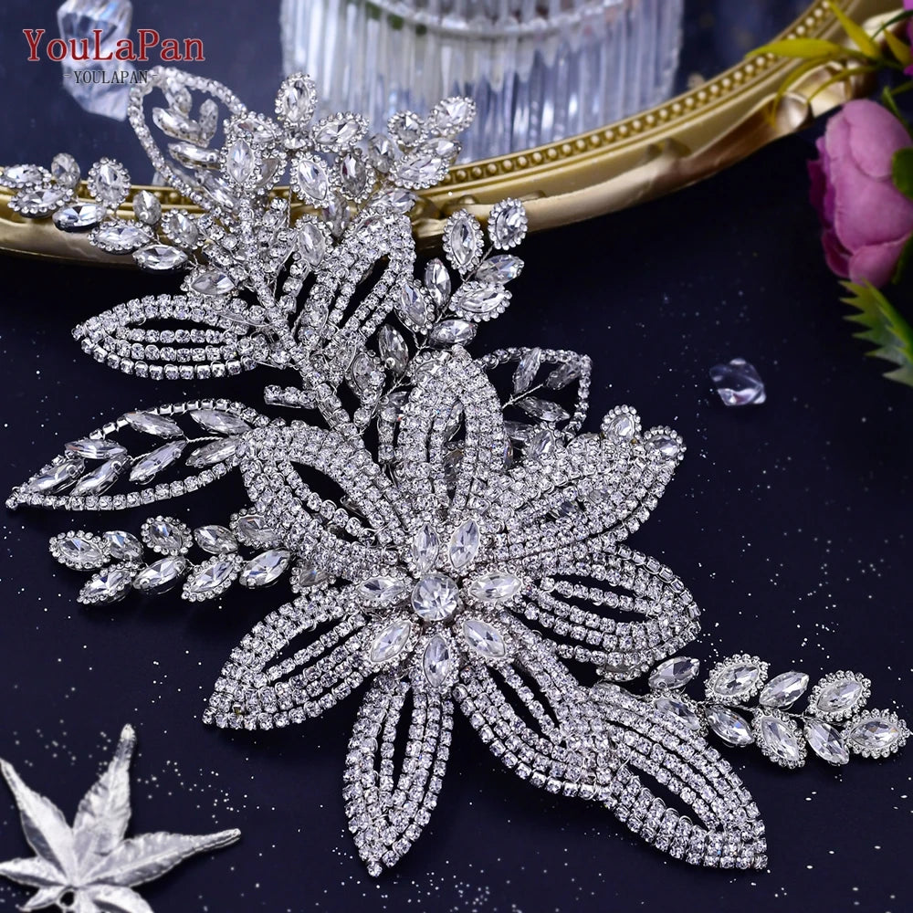 Tiara Lateral de Cristais para Noiva