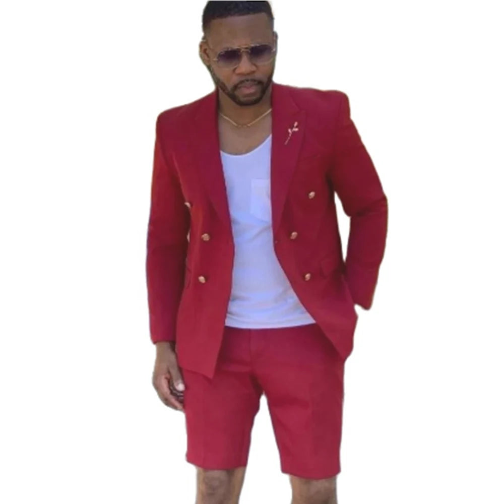 Fato Masculino com Blazer e Calções