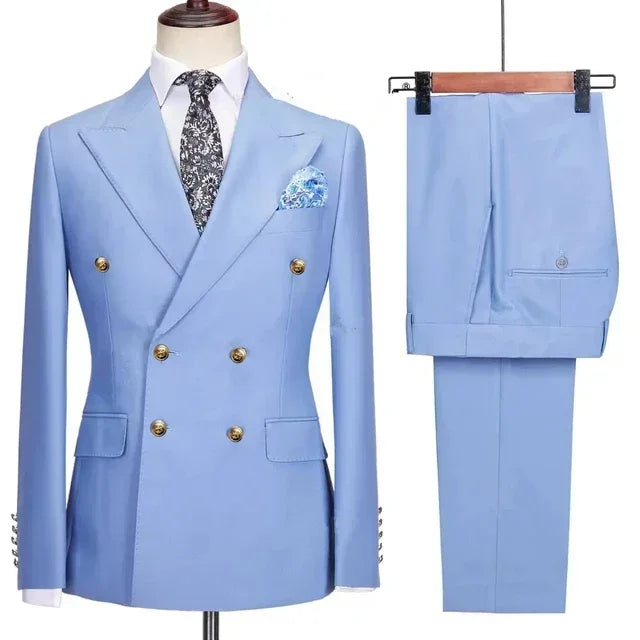 Fato Azul-Marinho de 2 Peças para Homem