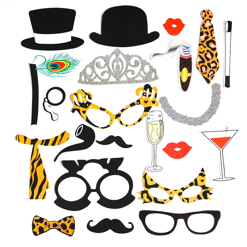Acessórios para Fotografias de Casamento – Kit DIY para Selfies e Photo Booth