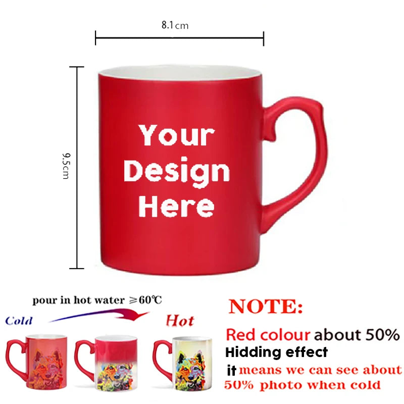 Caneca Mágica Personalizada que Muda de Cor
