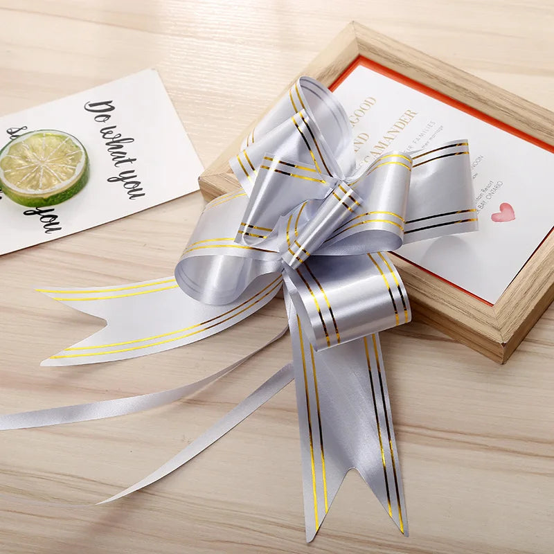 Laços Brancos para Carro de Casamento – Pack de 10 ou 20 Unidades