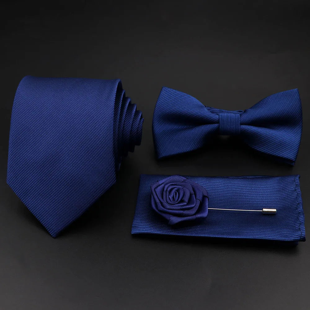 Conjunto Premium de Gravata e Laço para Homem