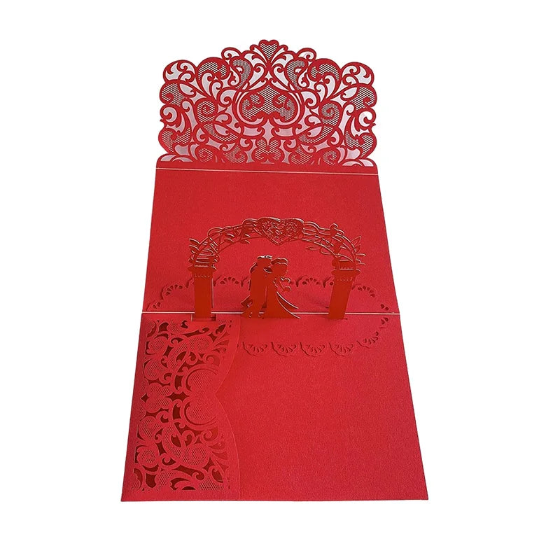 Convites de Casamento Europeus com Corte a Laser