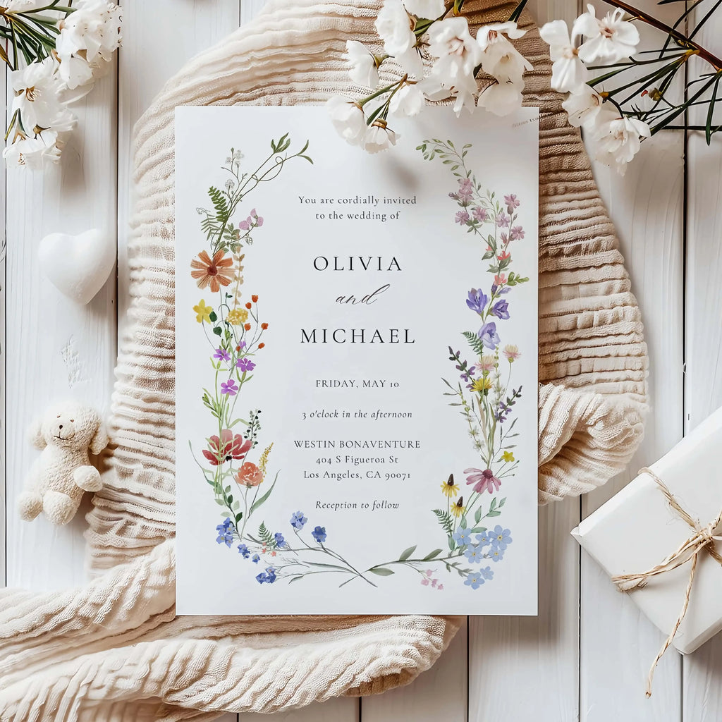 Menus de Casamento Premium com Impressão Letterpress