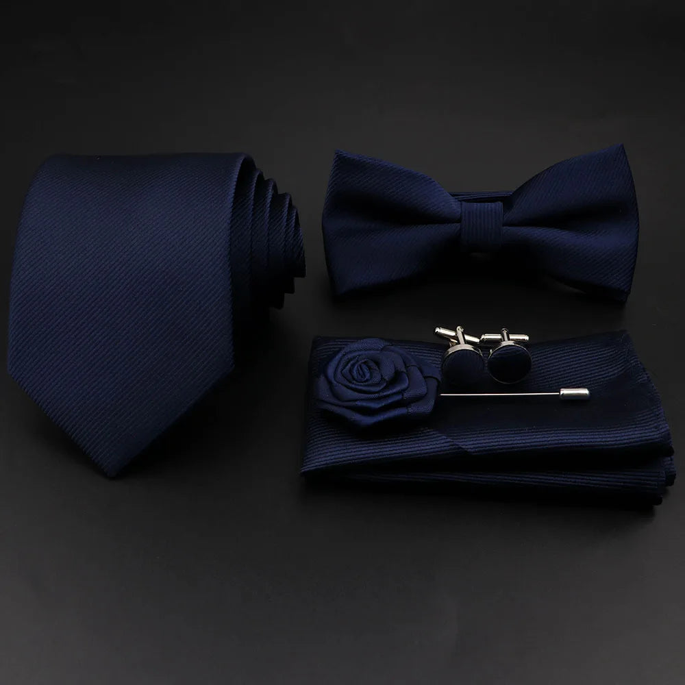 Conjunto Premium de Gravata e Laço para Homem