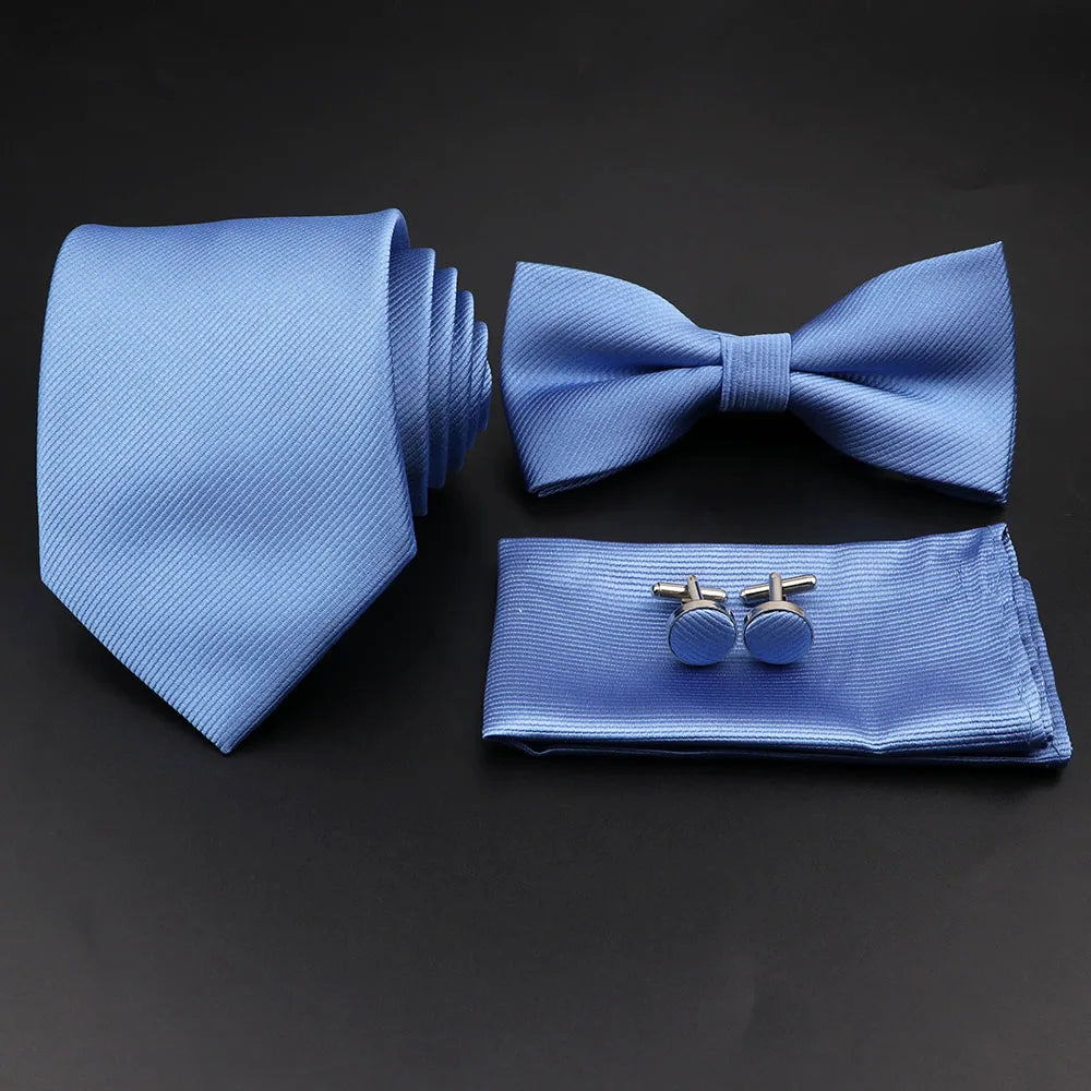 Conjunto Premium de Gravata e Laço para Homem