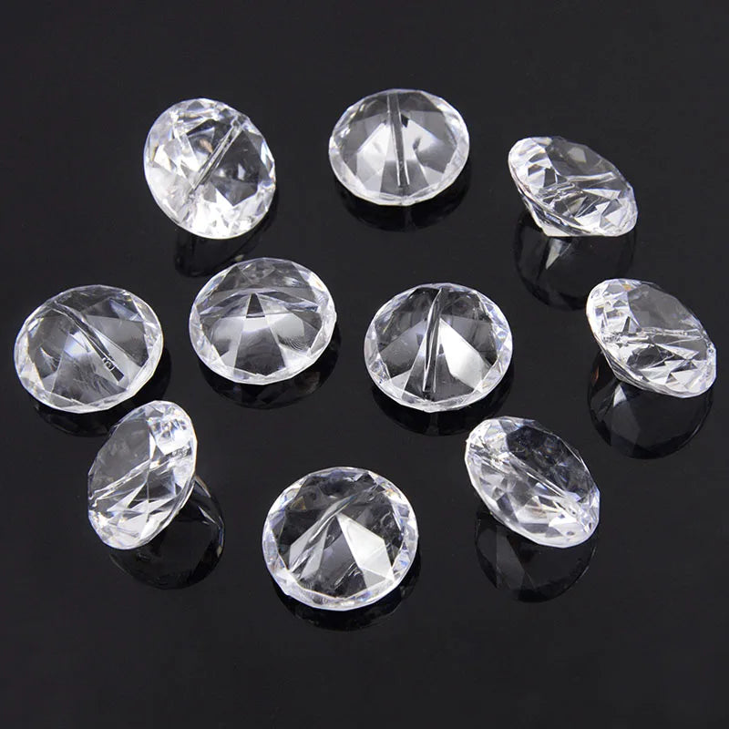 Suportes para Marcadores de Lugar em Acrílico Diamante (Conjunto de 5 ou 10)
