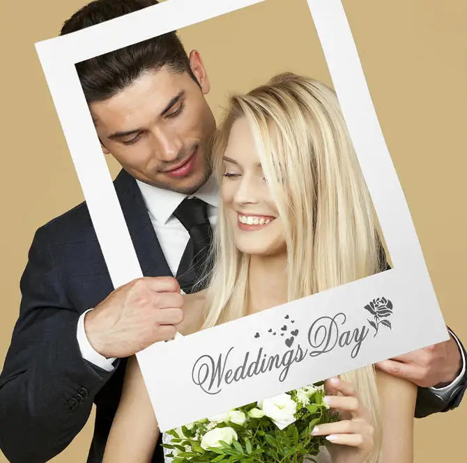 Moldura para Fotografias de Casamento – Acessório Romântico para Noivos