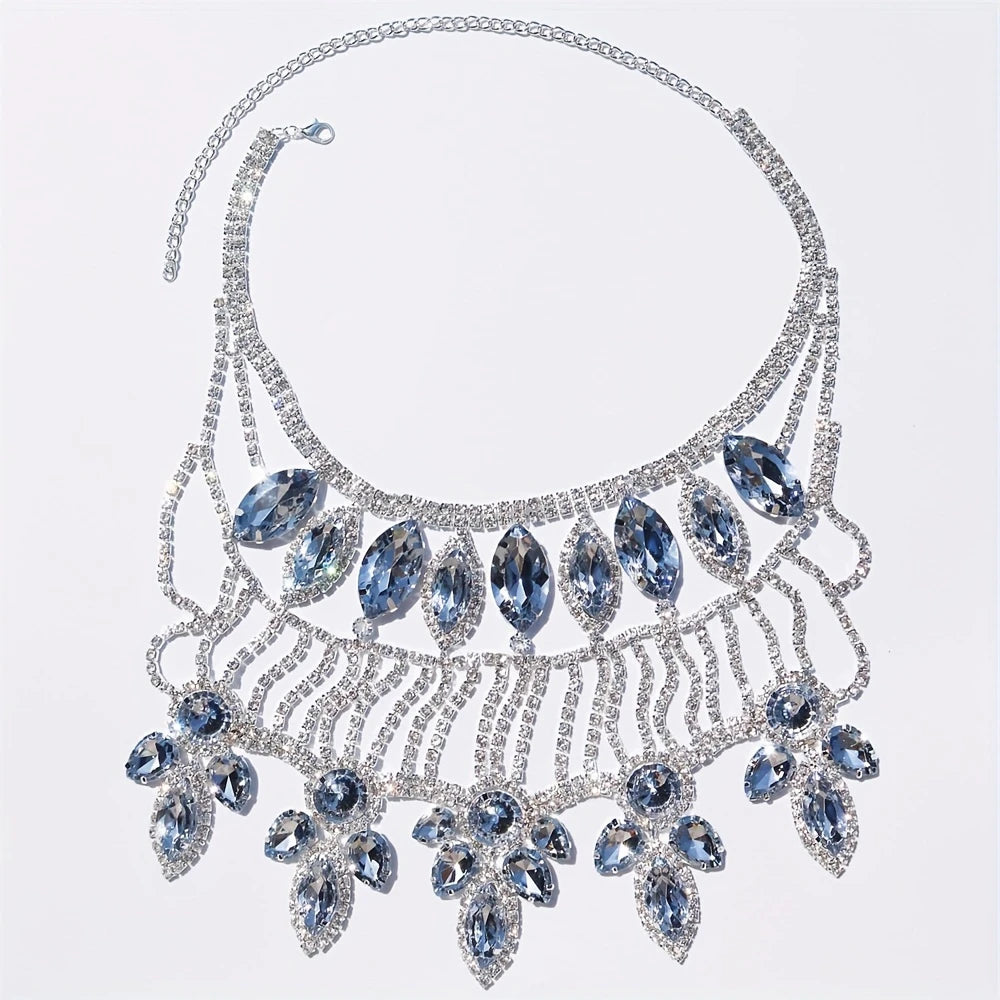 Colar Choker de Cristais para Noiva