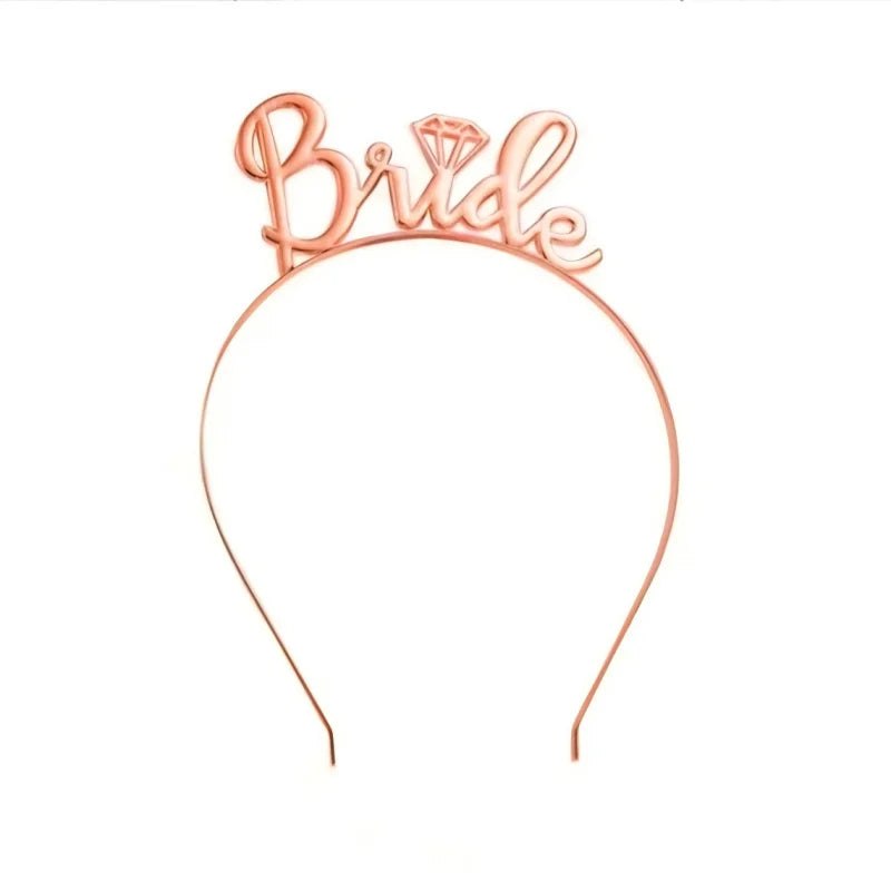 Kit de Decoração "Bride to Be" Rose Gold – Balões e Decoração para Despedida de Solteira