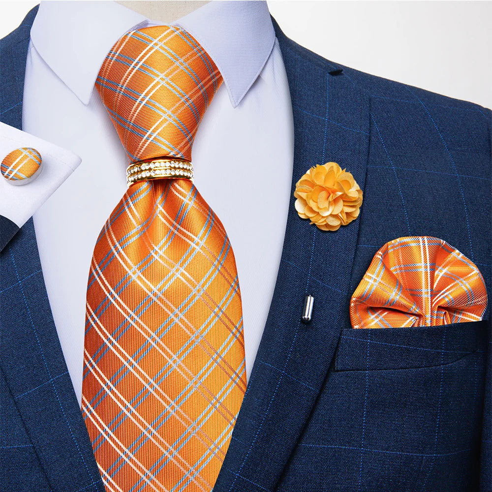 Conjunto Premium de Gravata Floral para Homem