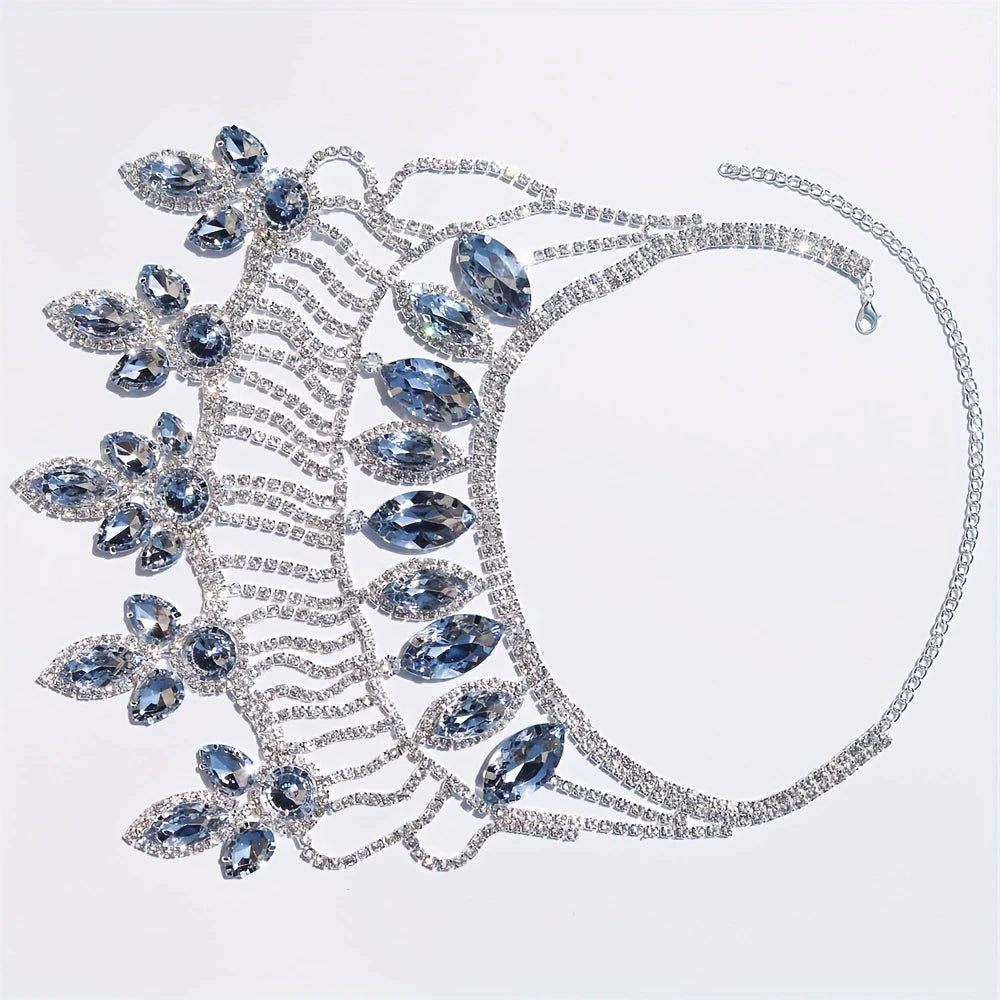 Colar Choker de Cristais para Noiva